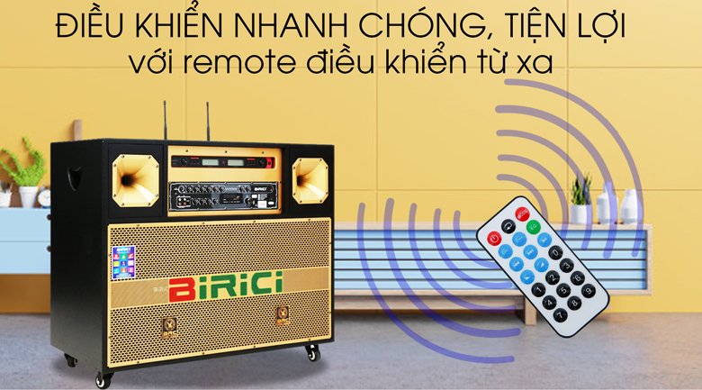 Loa điện Karaoke Birici MX-700 450W - Remote