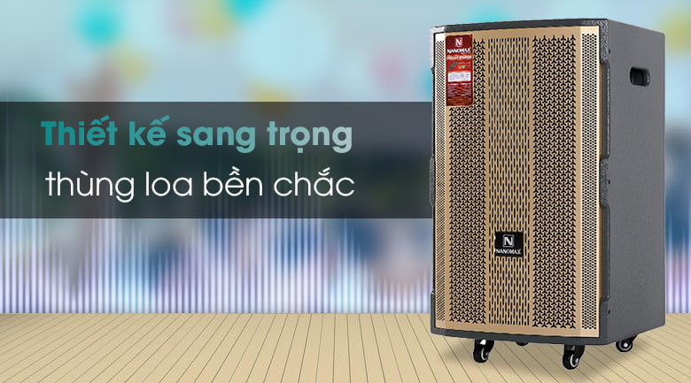 Loa kéo Karaoke Nanomax S-1000 450W - Thiết kế