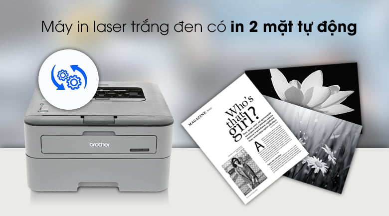 Máy in Laser Brother HL L2321D - In 2 mặt tự động