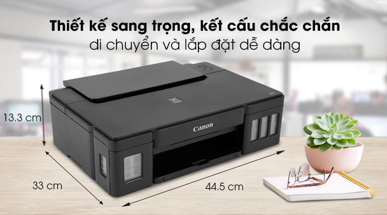 Máy in phun màu đơn năng Canon PIXMA G1010 - Thiết kế sang trọng