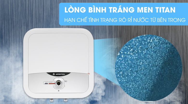 Tráng men Titan - Bình nóng lạnh Ariston AN2 RS 30 lít 