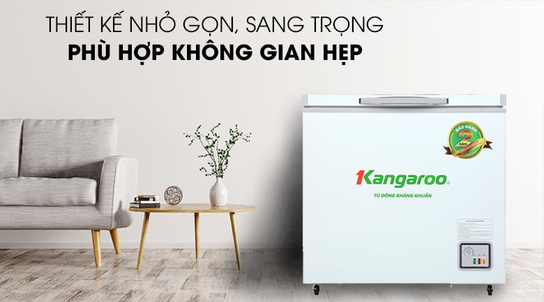 Tủ đông Kangaroo 140 lít KG 265NC1 - Thiết kế